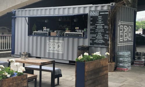 Container-Conversion-1 Catering, street food and mobile bar trailers: Container Conversion 1 500x300 Shipping & Modifications